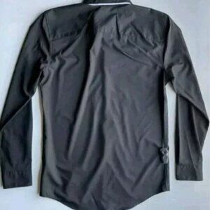 ZARA MEN’S SHIRT BLACK TOP SPANDEX ACTIVE LONG SLEEVE SIZE XL 5445 406 250